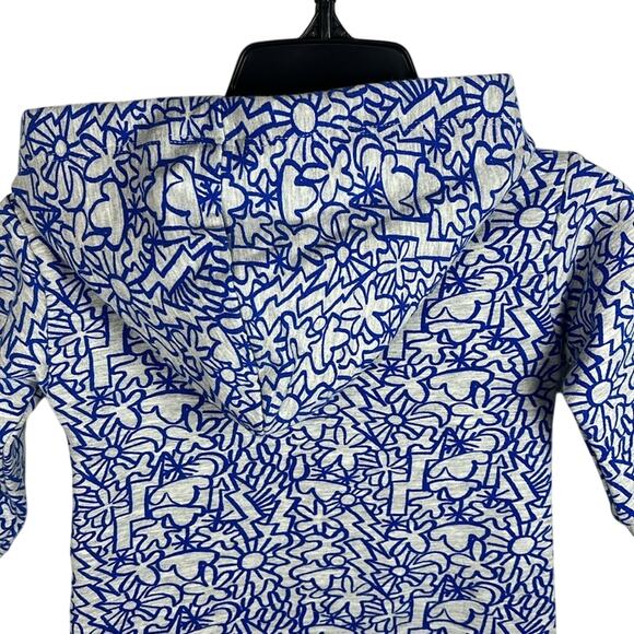 Nordstrom Open Edit Hooded Fleece Classic Lined Romper Zipper Opening Size 6M - Picture 3 of 6